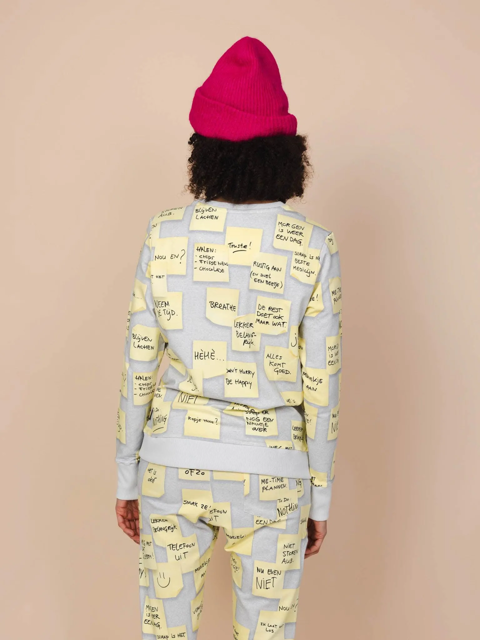 Note to Self Sweater en Broek set Dames