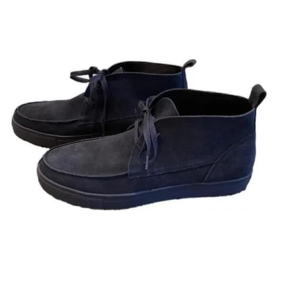 NWOB Men's Express Black Suede Lace-Up Boots Size 10