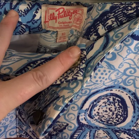 NWOT 10 Lilly Pulitzer Origina Stuffed Shell Short