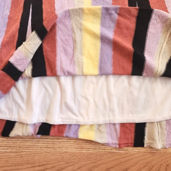 NWOT Laia/Anthropologie Shimmer Rainbow Skirt, Size XS