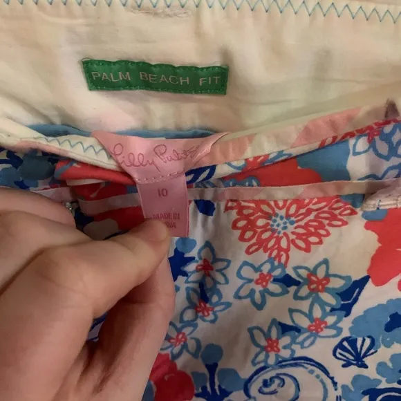 NWOT Lilly Pulitzer Shell Yeah Palm Beach Short 10