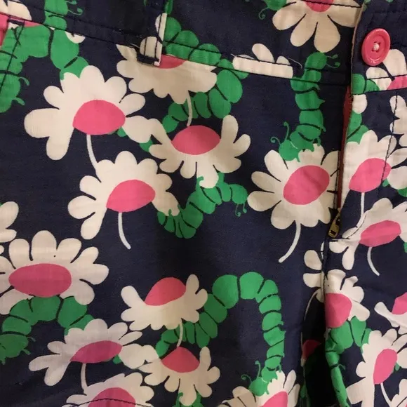 NWOT Lilly Pulitzer Yum Yum Caterpillar Short S 12