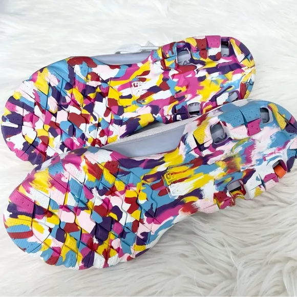NWOT Vans Old Skool Multicolored Tie Dye Modular Classic White Sneakers Size 7