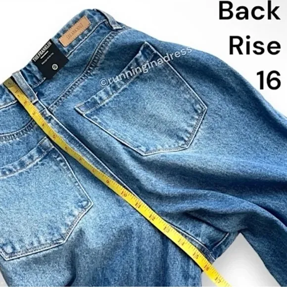 NWT BlankNYC Franklin Rib Cage Wide Leg Jeans Size 27