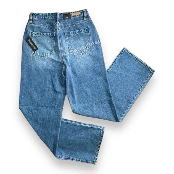 NWT BlankNYC Franklin Rib Cage Wide Leg Jeans Size 27