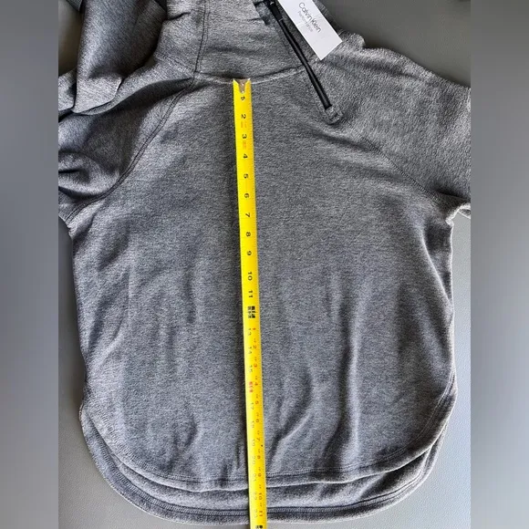 NWT Calvin Klein SWEATER Performance FLEECE Funnel Neck MEDIUM