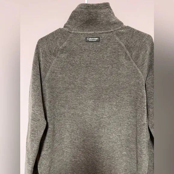 NWT Calvin Klein SWEATER Performance FLEECE Funnel Neck MEDIUM