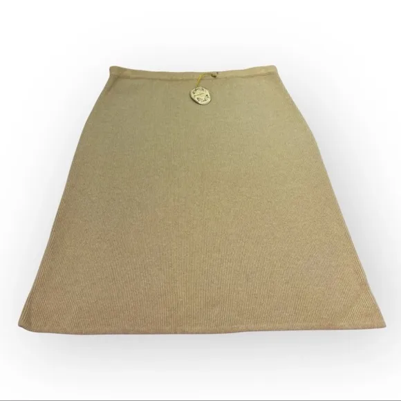 NWT Jennifer Tyler 100% Cashmere Knit Skirt Womens Large NWT A-Line Couture