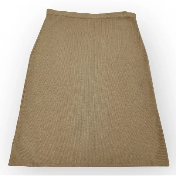 NWT Jennifer Tyler 100% Cashmere Knit Skirt Womens Large NWT A-Line Couture
