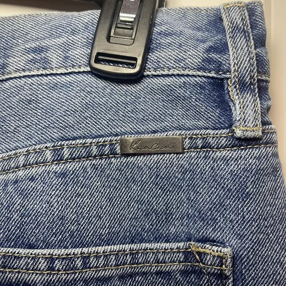 🔥🆕NWT KanCan Jeans 90’s Denim Maxi Skirt w Front Slit Size M trendy denim maxi