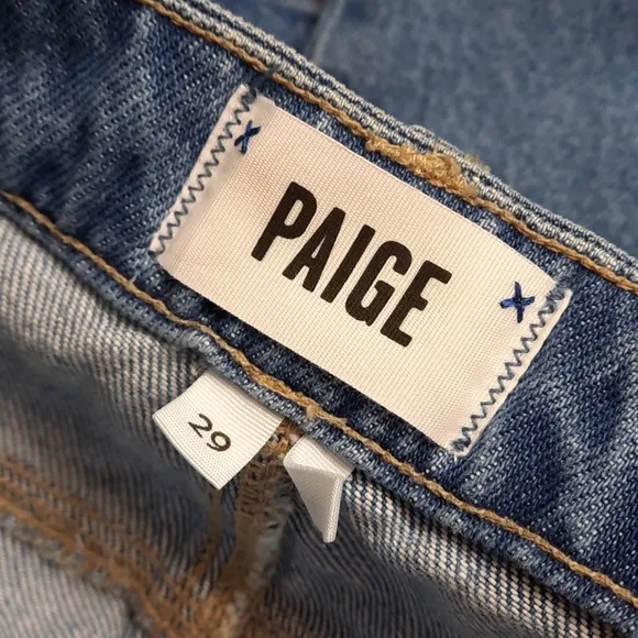 NWT, Paige Esma High Rise Denim Skirt in Aviana