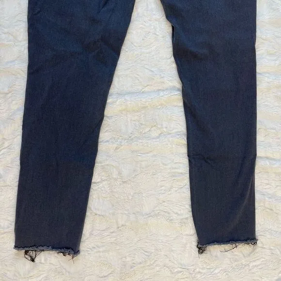 NYDJ Gray Alina Legging Frayed Hem Skinny Jean - Women’s 10
