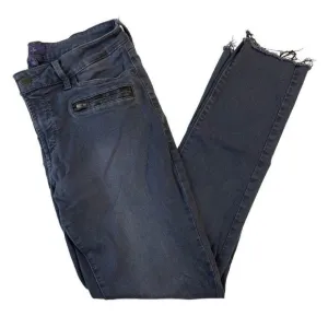 NYDJ Gray Alina Legging Frayed Hem Skinny Jean - Women’s 10