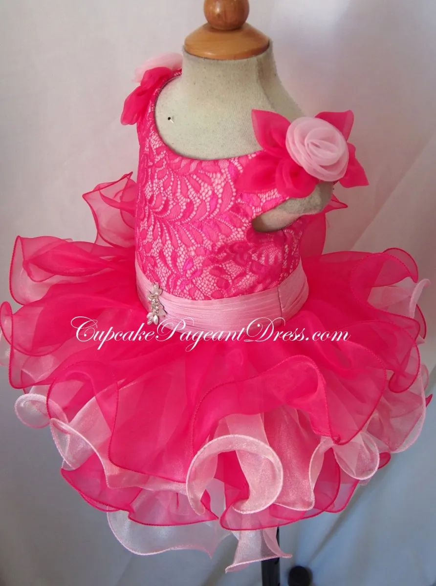 Off The Shoulder Infant/toddler/baby/children/kids Lace Girl's Pageant Dress