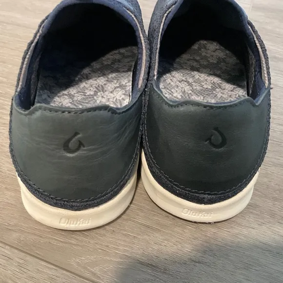 OluKai Alapa  Li  Blue Mesh 2 in One Slip On Slid Sneaker 8
