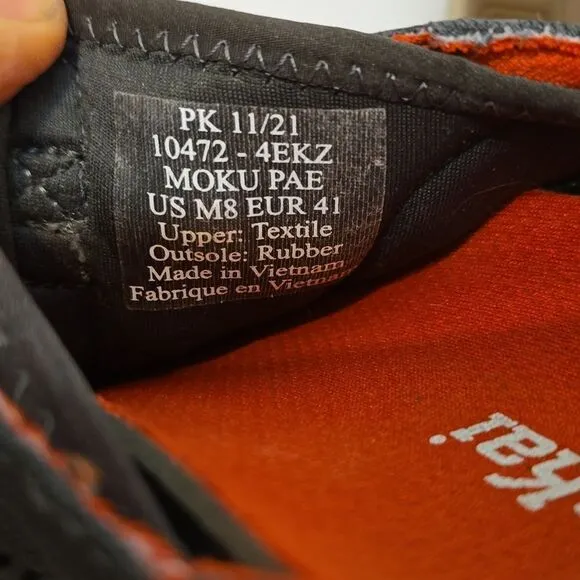 Olukai Moku Pae Charcoal Slip Ons Size 41 (9)