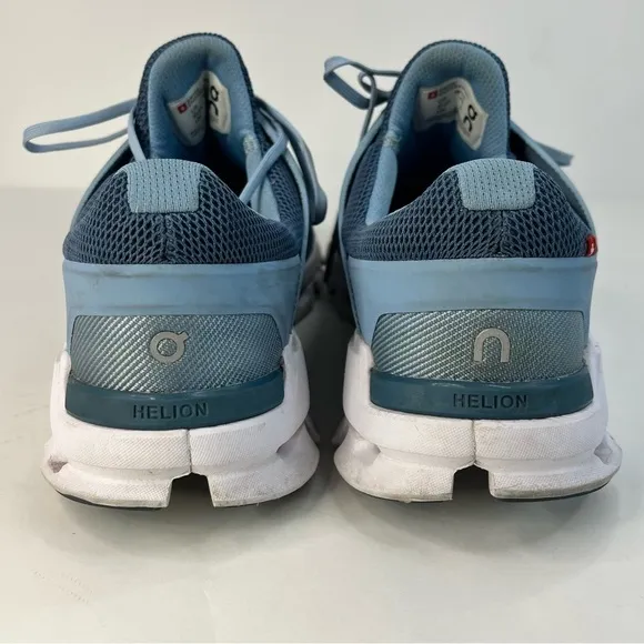 On Cloud OC Running Shoes CloudTec Helion Blue US Women's W10 Cloudrunner Wide