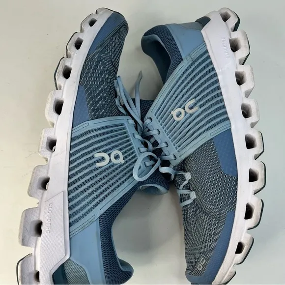 On Cloud OC Running Shoes CloudTec Helion Blue US Women's W10 Cloudrunner Wide