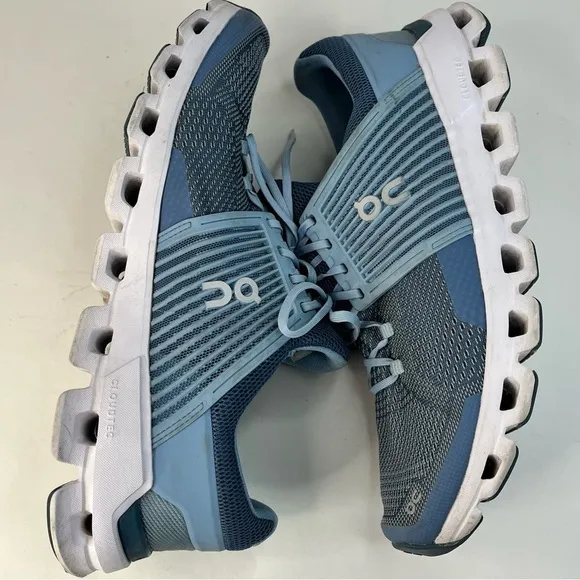 On Cloud OC Running Shoes CloudTec Helion Blue US Women's W10 Cloudrunner Wide