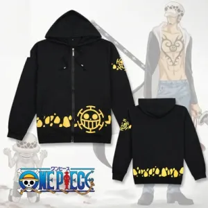One Piece Trafalgar Law Costume Cosplay Hoodie