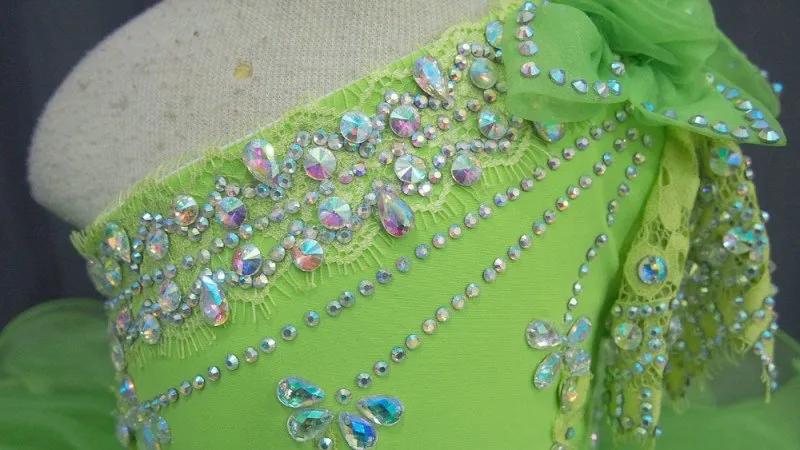 One Shoulder Toddler/Baby Girl Glitz Cupcake Pageant Dress