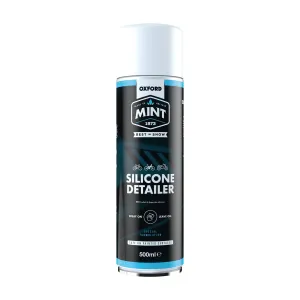 OXFORD MINT MOTORBIKE MOTORCYCLE SILICONE DETAILER SPRAY SHINE CLEAN 500ML