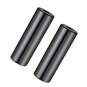 Oxford Steel 100mm Pegs Black Pair