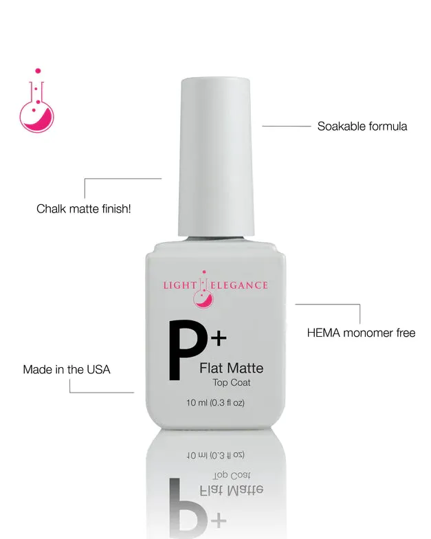P  Flat Matte Soak-Off Top Coat