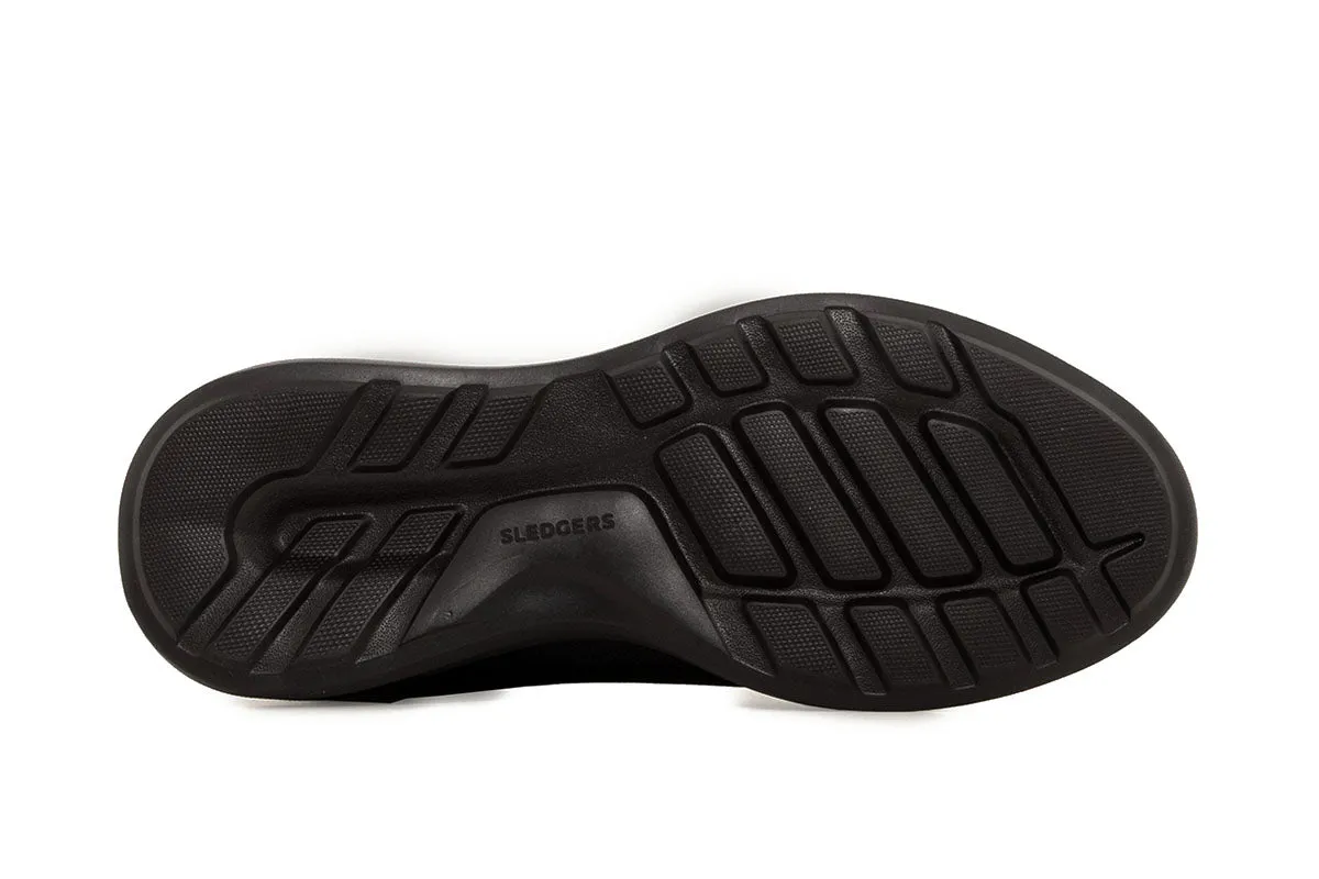 Paco Leather Sneaker - Black