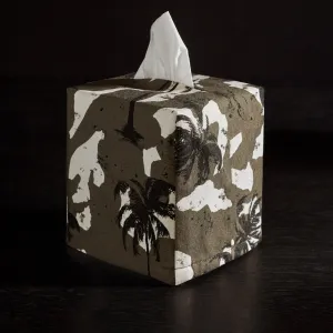 Palm Camo Tissue Box Cover - Jungle