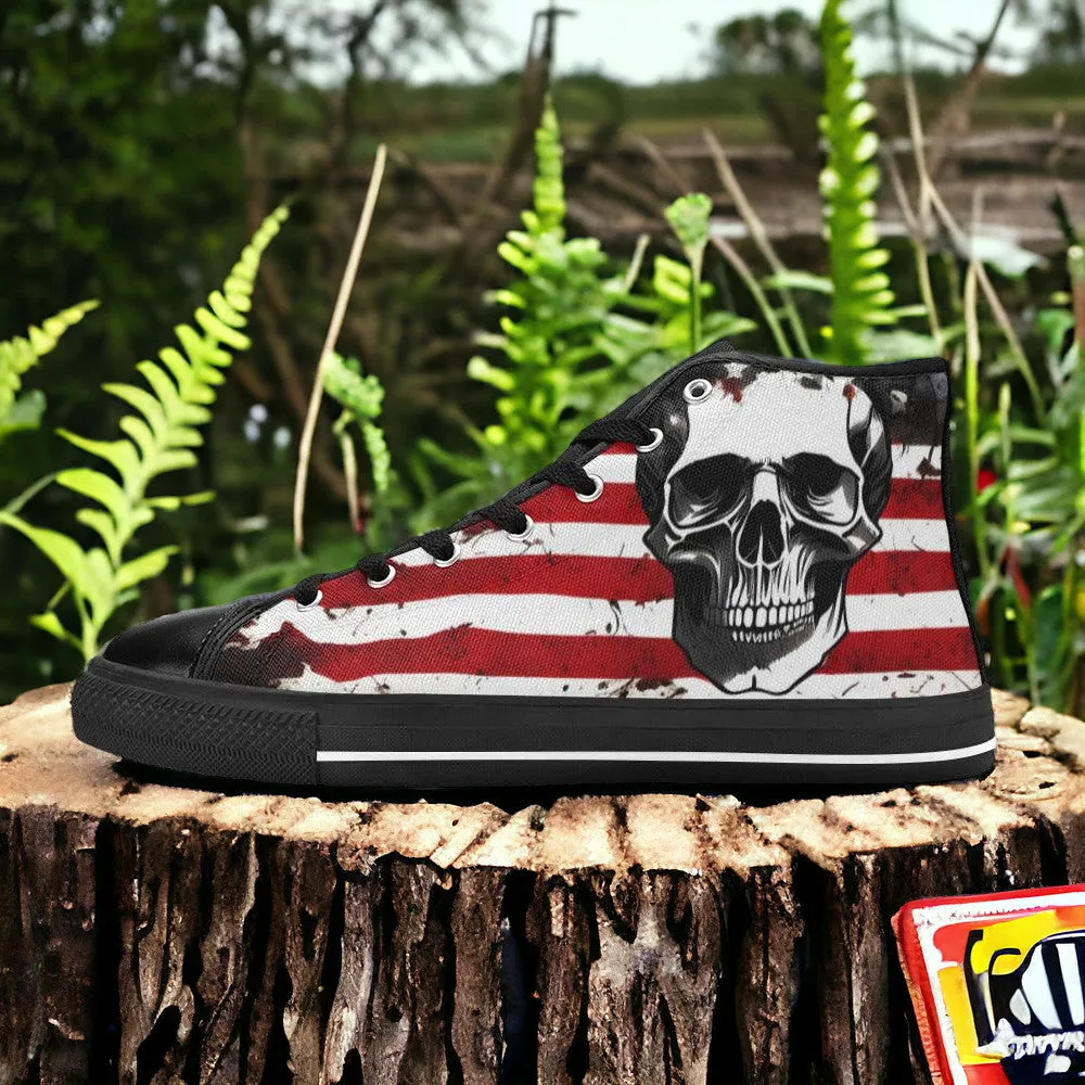 Patriotic Skull Art Women