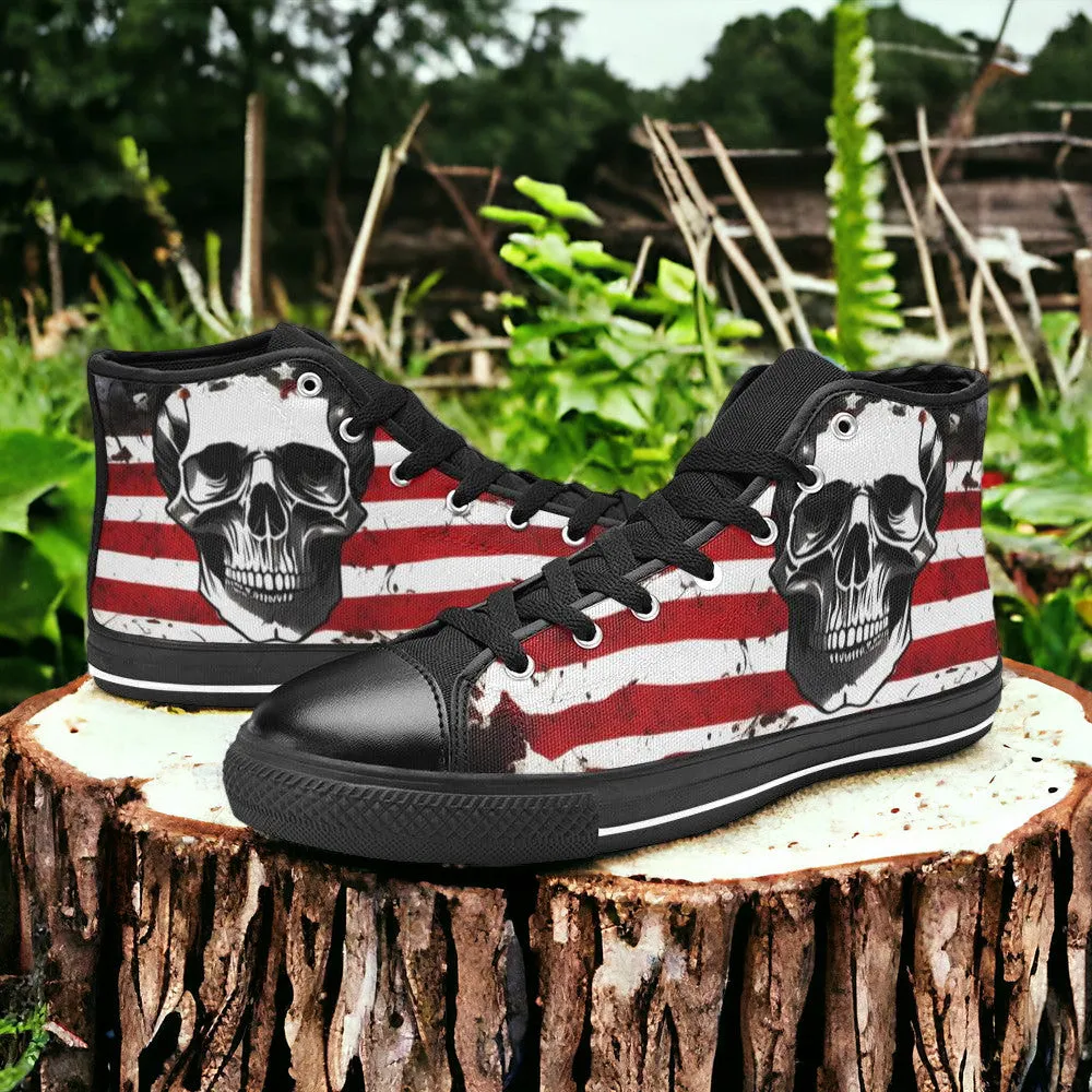 Patriotic Skull Art Women