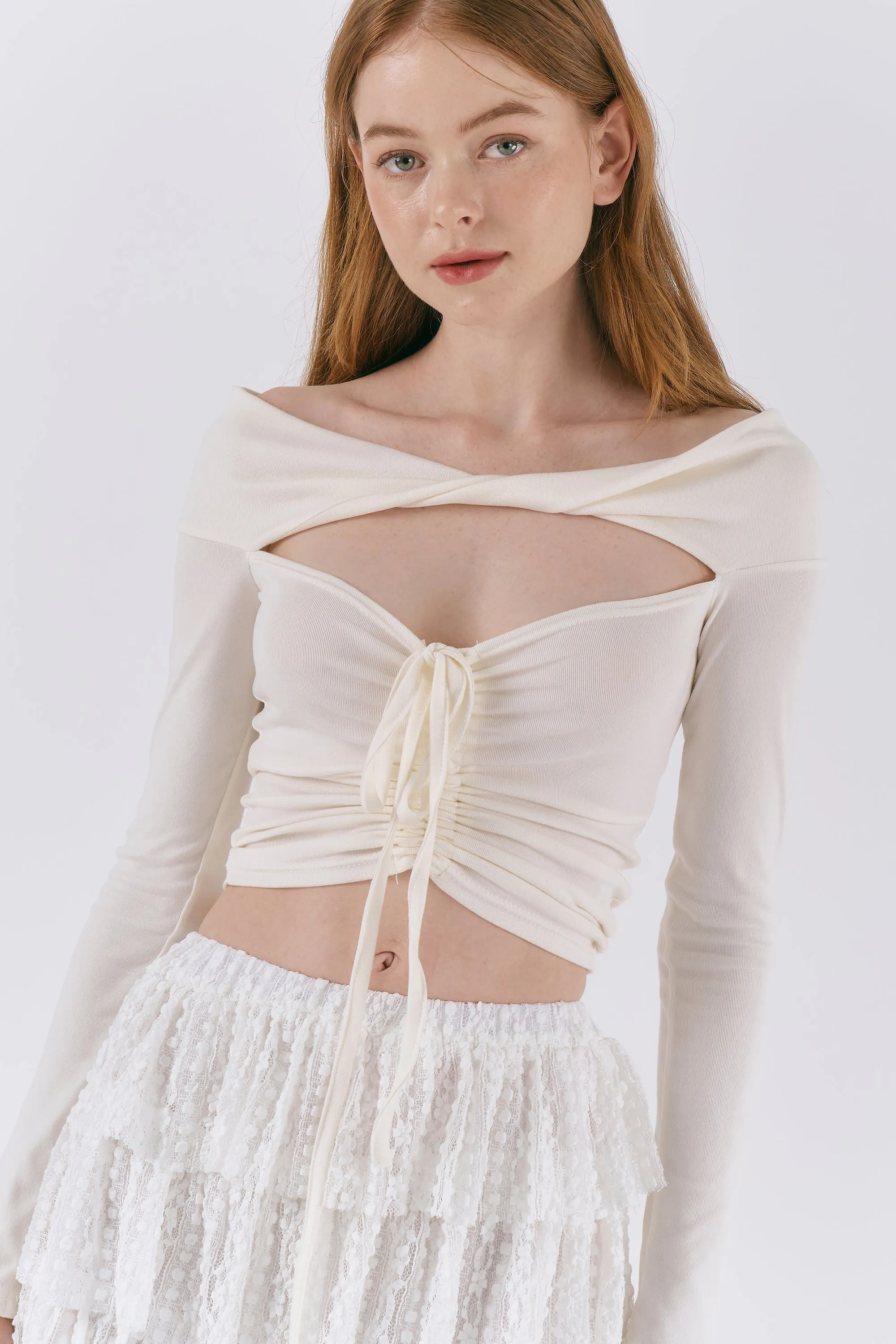 Peony Cut Out Top