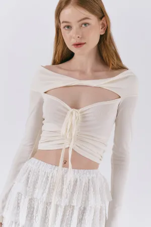 Peony Cut Out Top