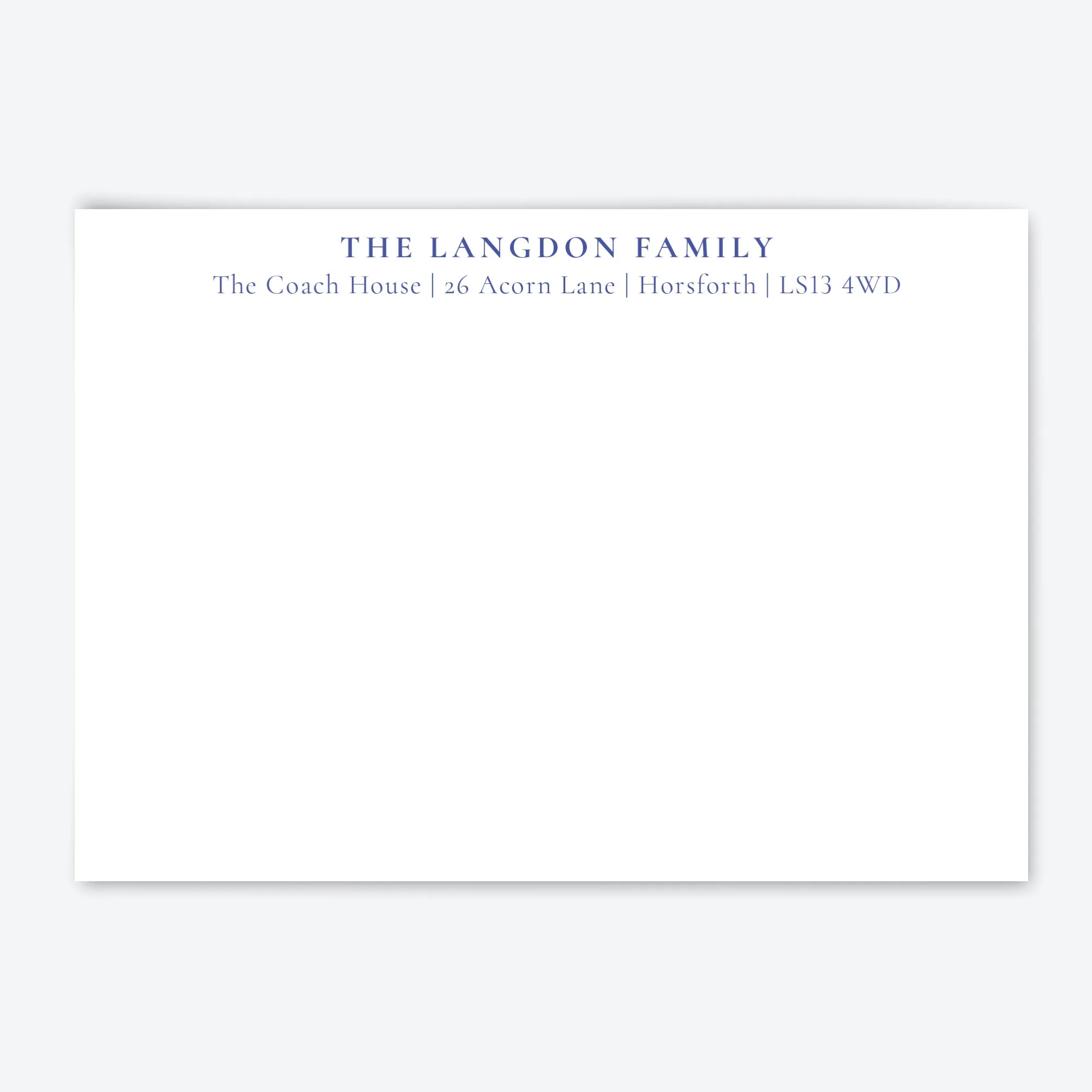 Personalised Letter & Card Writing Stationery Gift Set with Organiser - 'Oxford'