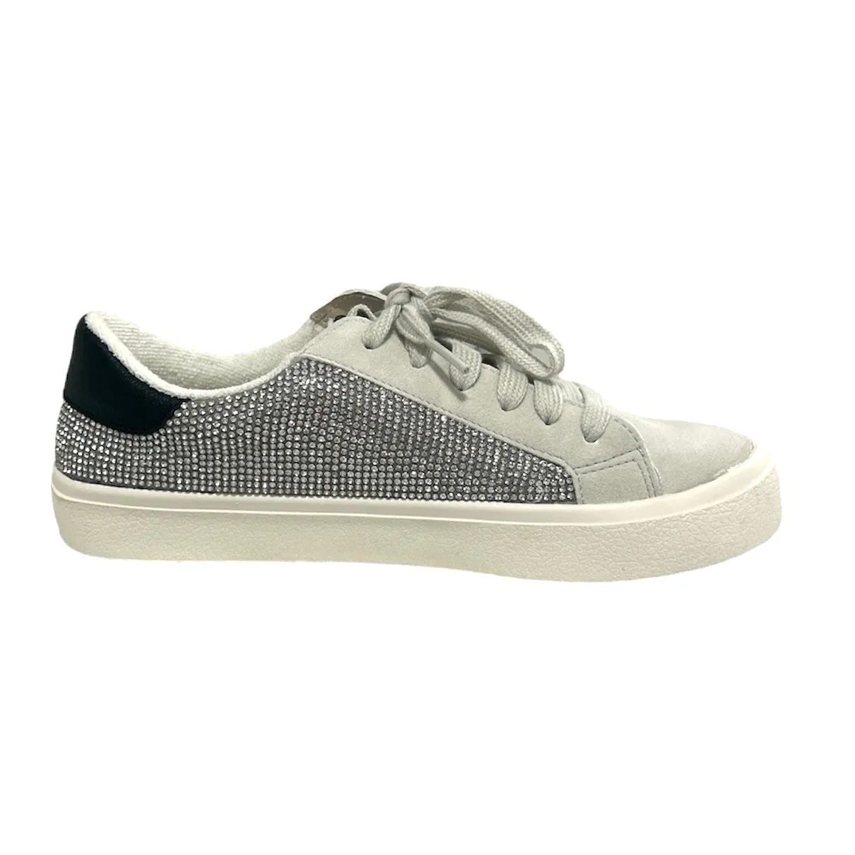 PHILOSOPHEE Women's Rhinestone Low Top Lace-Up Sneakers