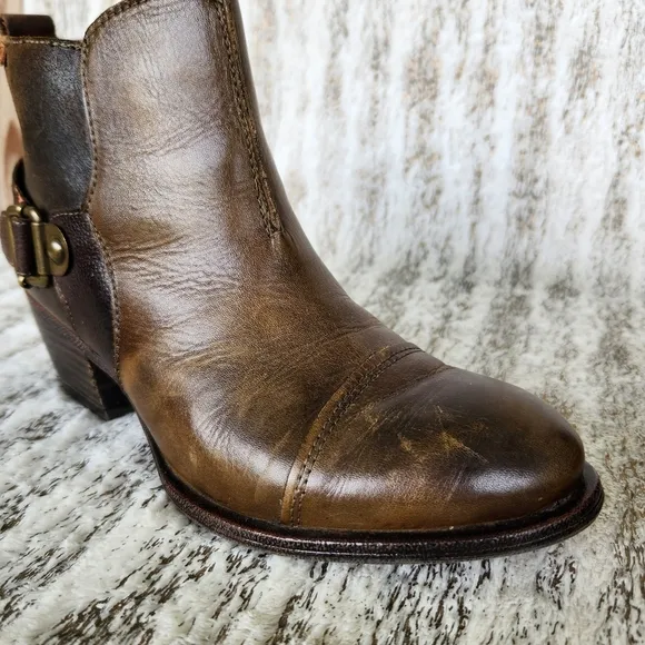 Pikolinos &quot;Baqueira&quot; Brown Tan Leather Ankle Boots | Women's Size 39 EU, 8.5 - 9