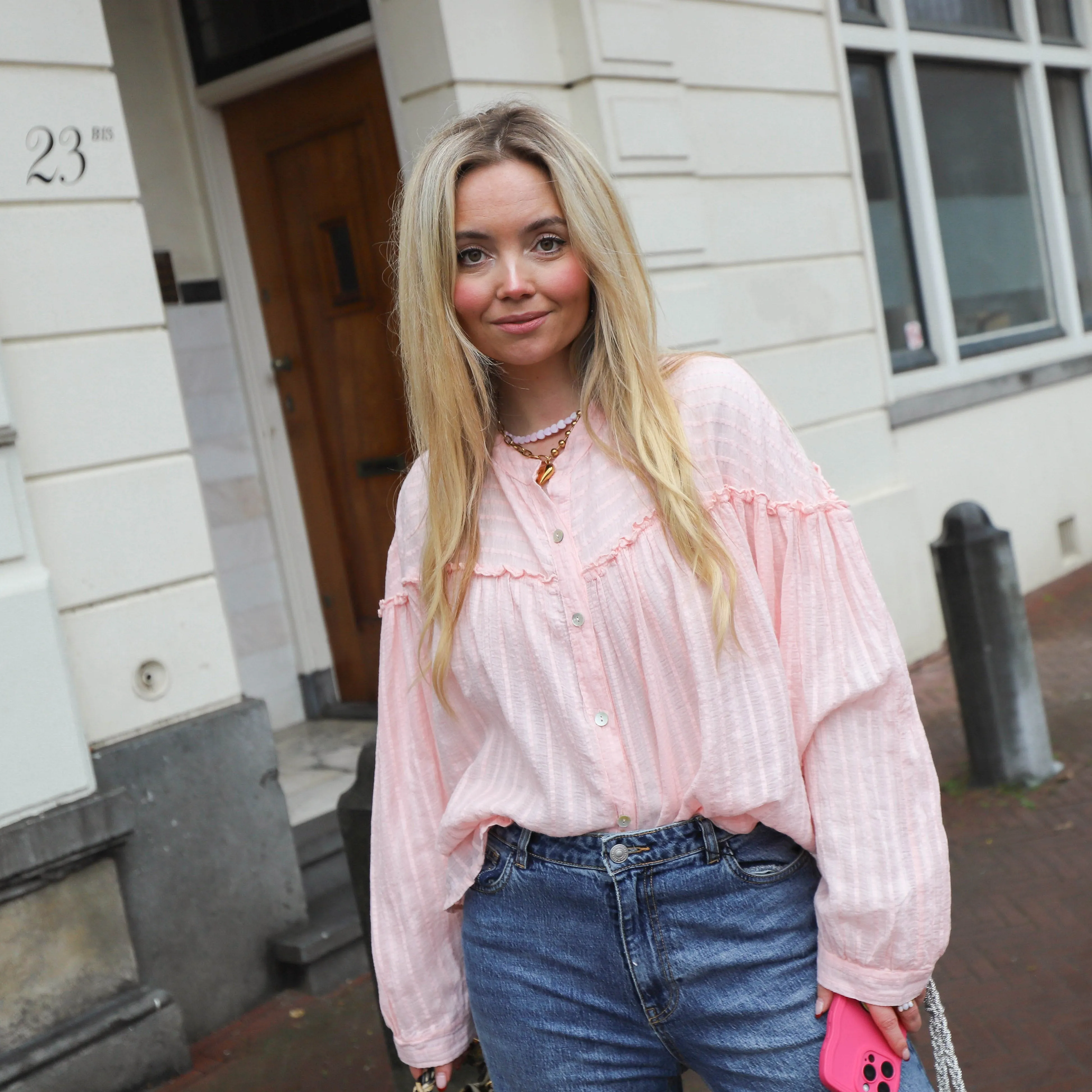 Pip blouse roze