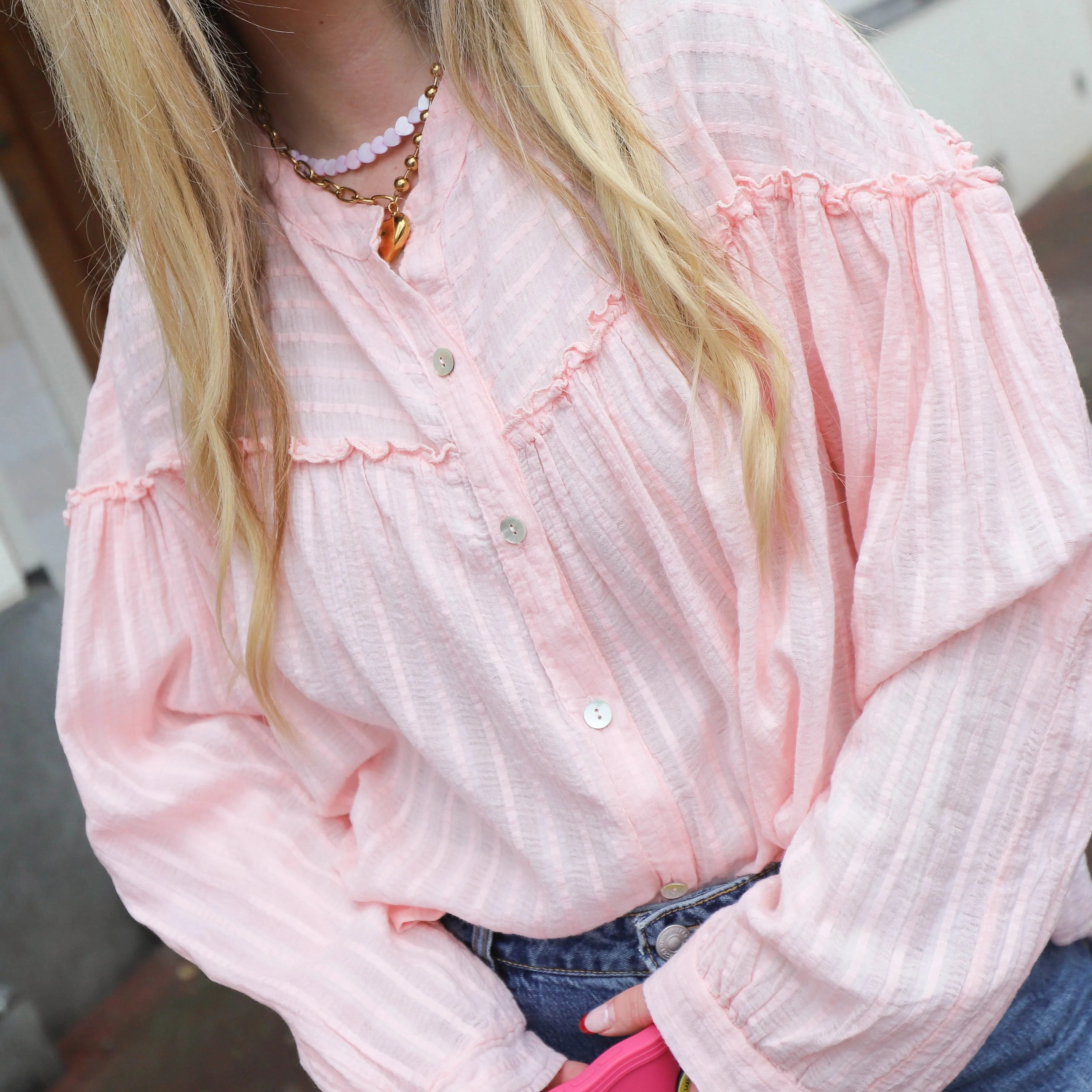 Pip blouse roze
