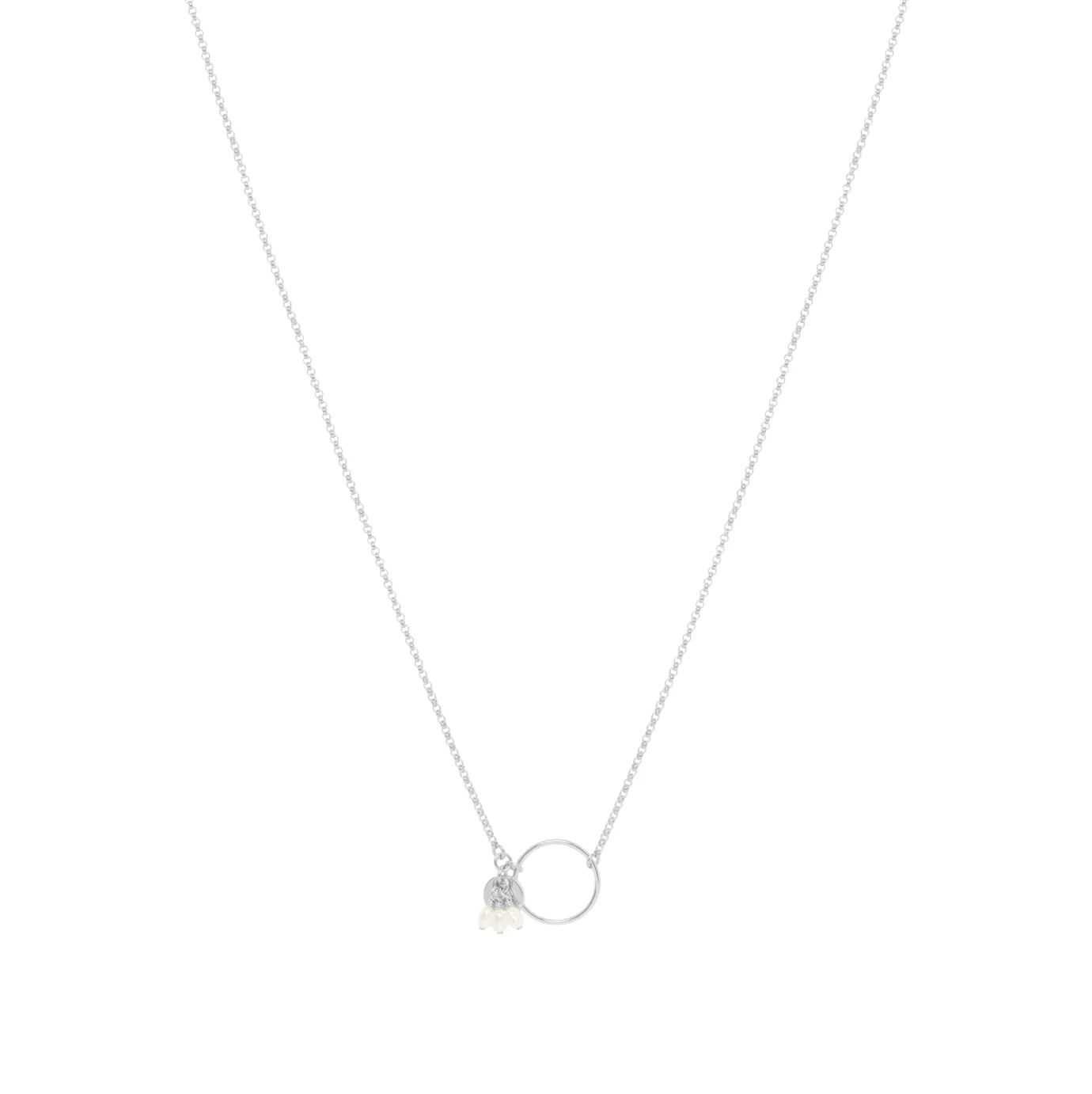Pipa Freshwater Pearl Necklace - Sterling Silver