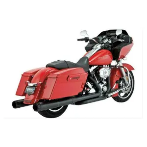 PIPES   VANCE & HINES  HI OUTPUT SLIP-ONS BLACK CARBON v46465
