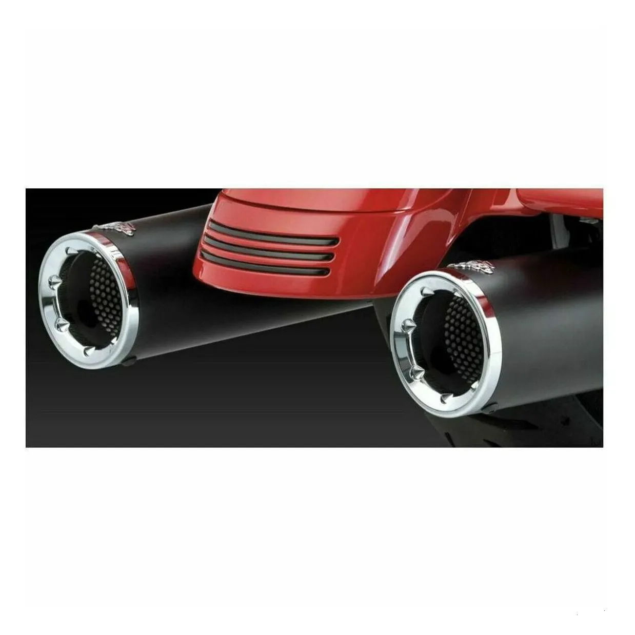 PIPES   VANCE & HINES  HI OUTPUT SLIP-ONS BLACK v46757
