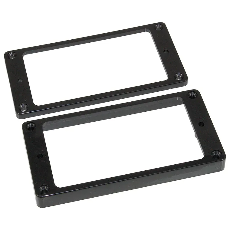 Plastic Non-Slanted Humbucking Surrounds, Flat Underside, Set of 2