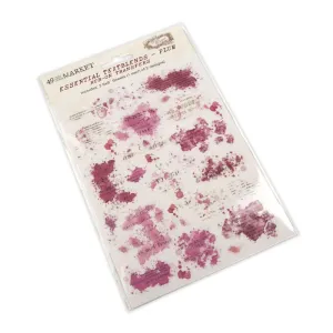 Plum - Essential Textblends Rub-Ons by 49 & Market