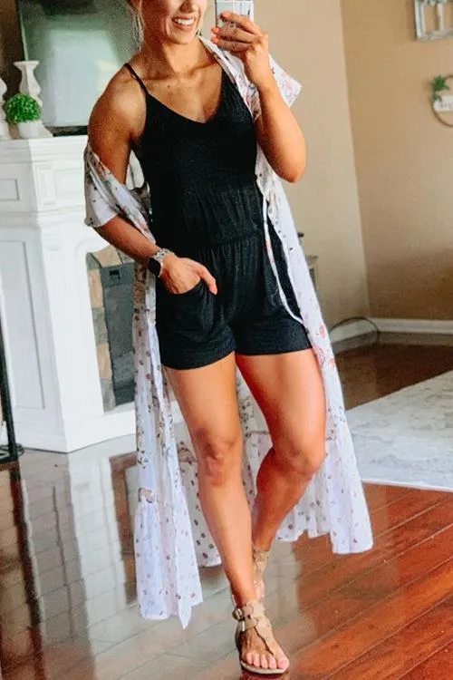 Pockets Slip Romper
