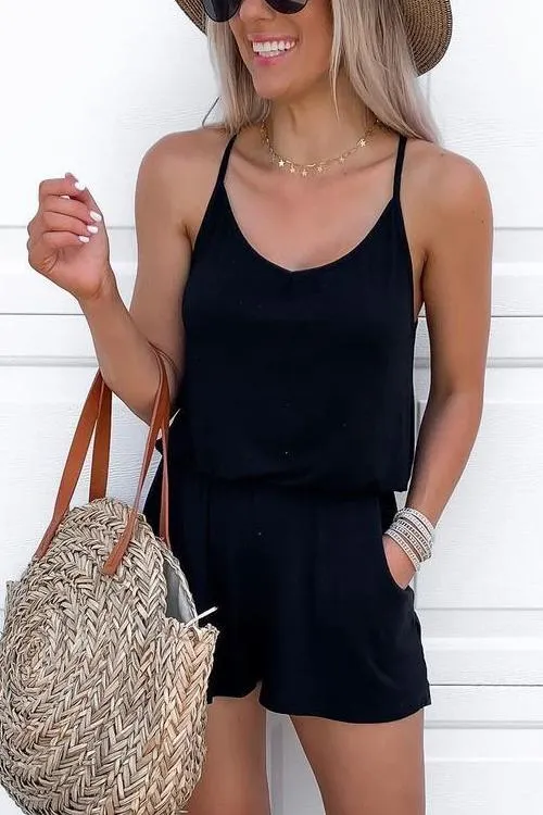 Pockets Slip Romper