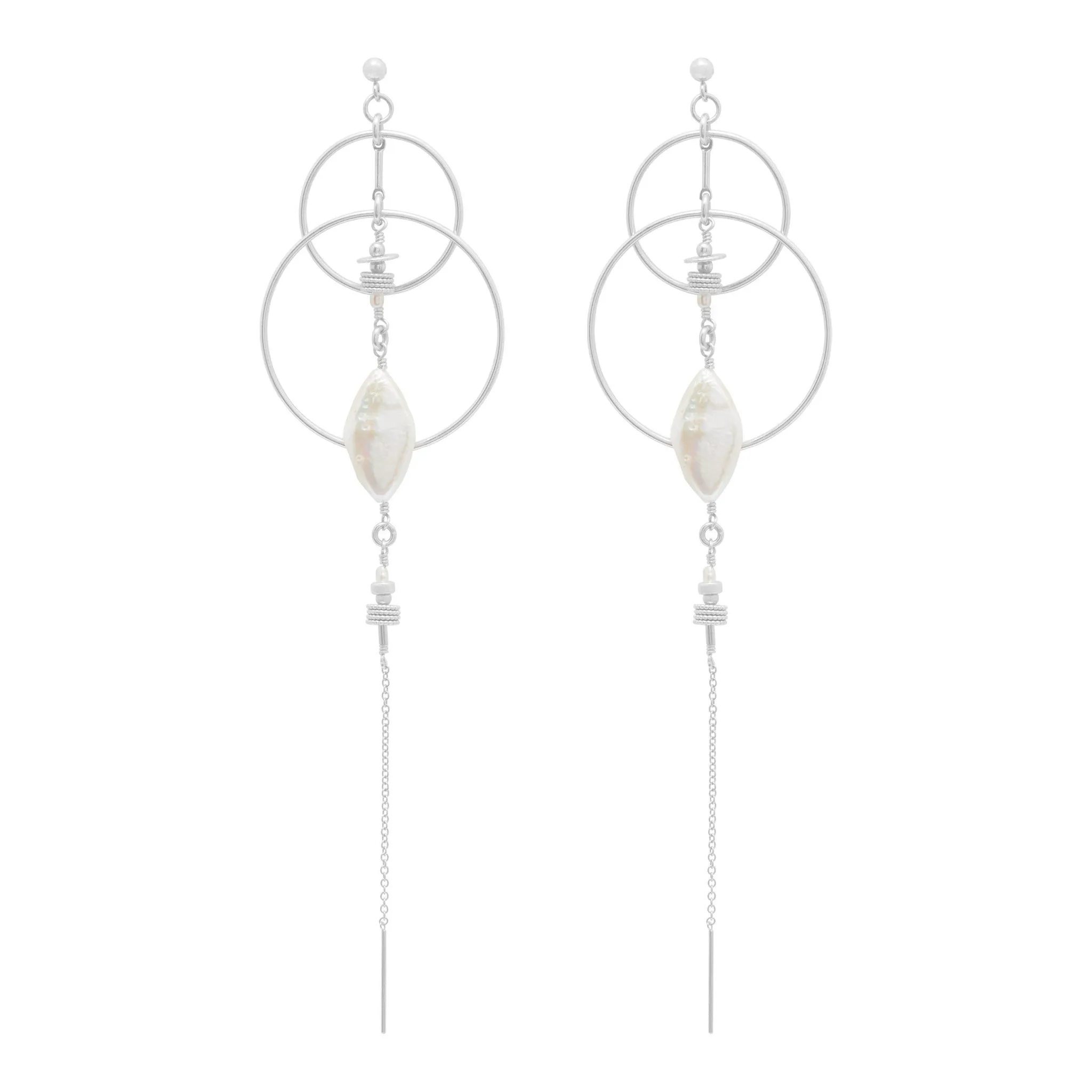 Polene Earrings - Silver