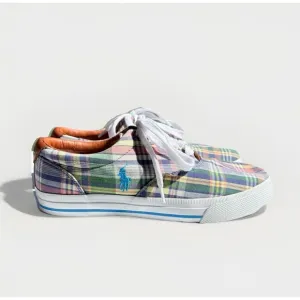 Polo by Ralph Lauren Men’s Plaid Multi-Color Shoes – Size 9.5 D