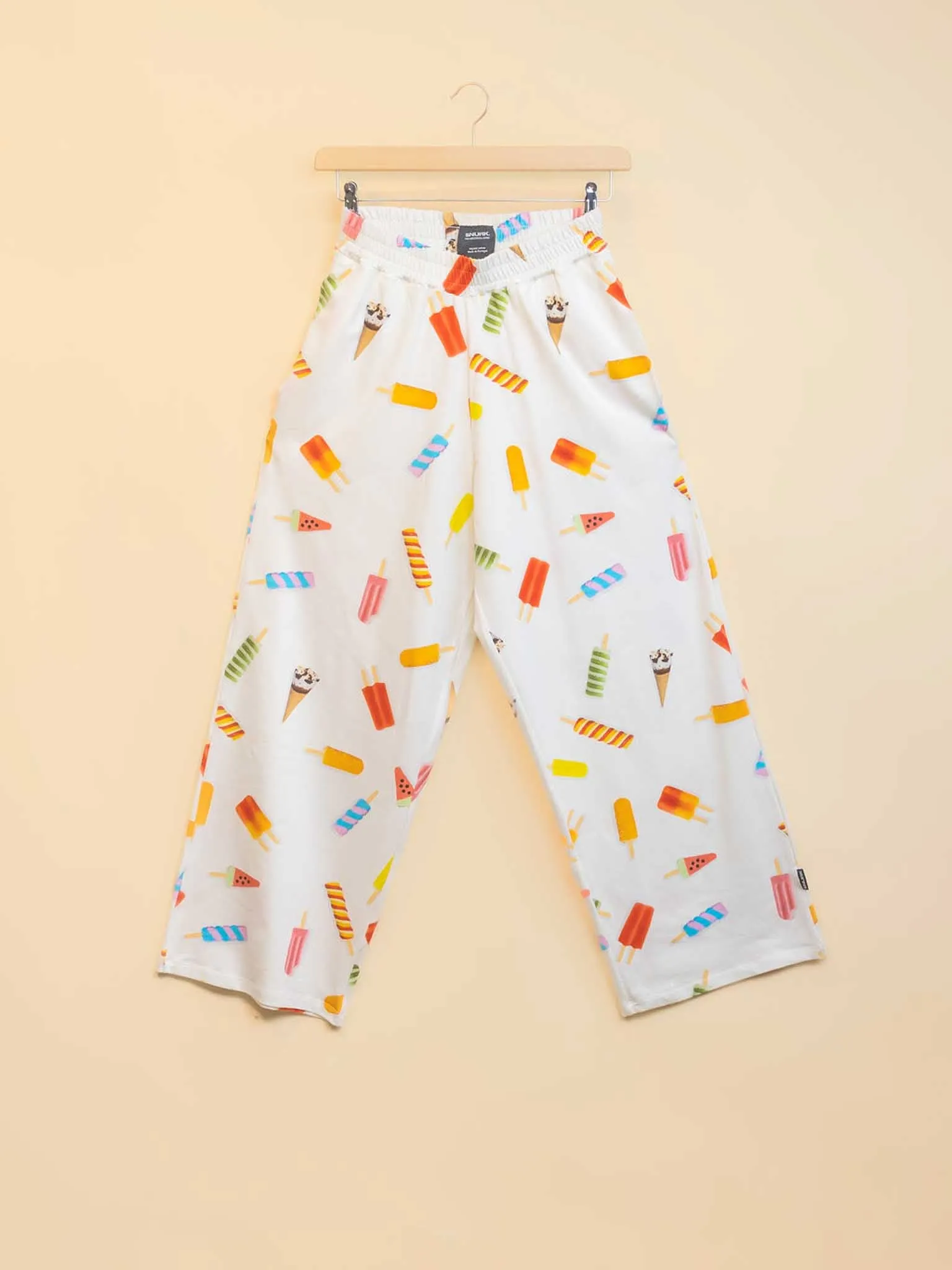 Popsicles Cropped T-shirt en Wijde broek set Dames
