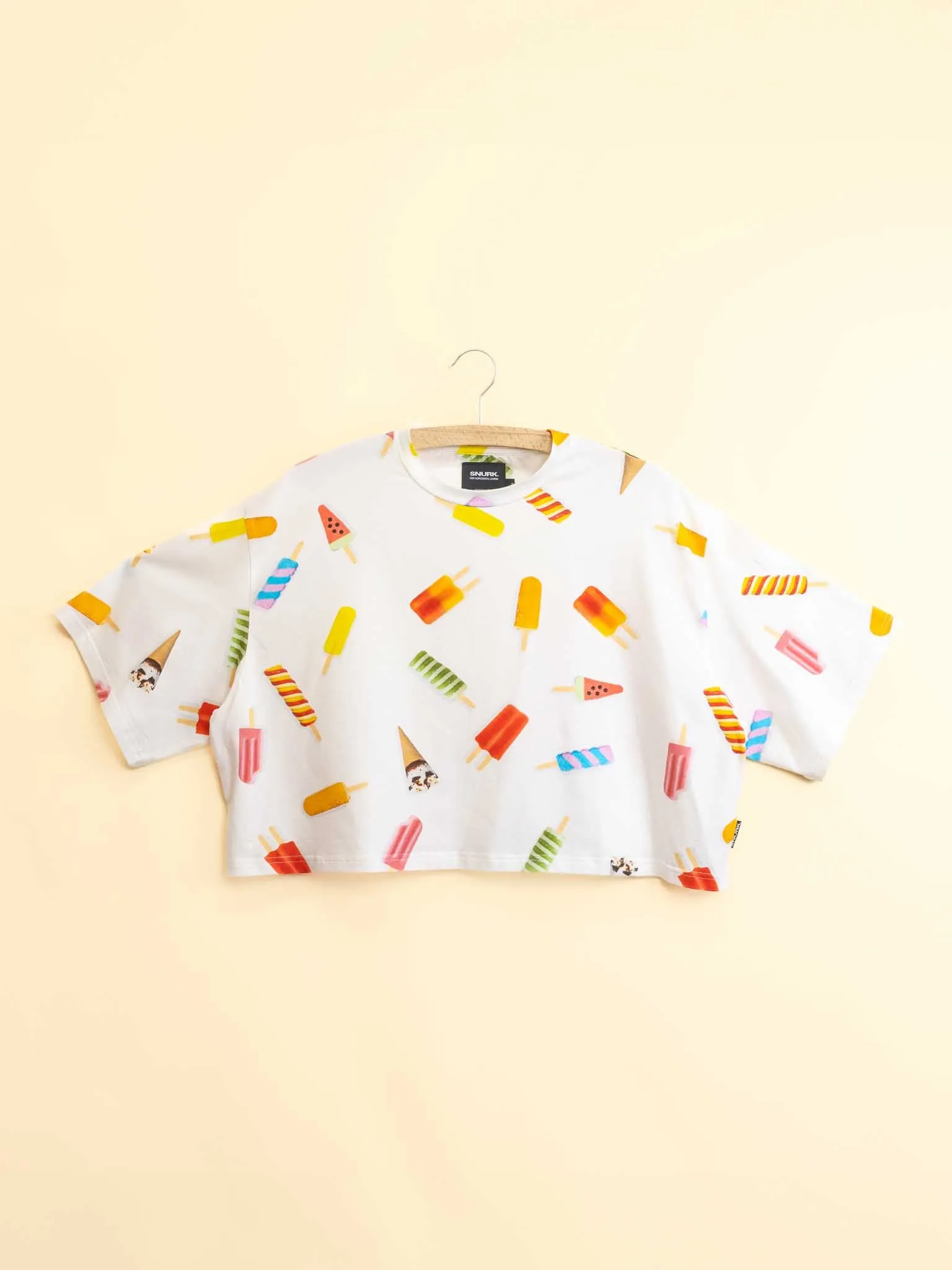 Popsicles Cropped T-shirt en Wijde broek set Dames